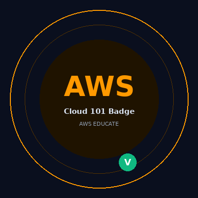 AWS Educate Cloud 101 badge